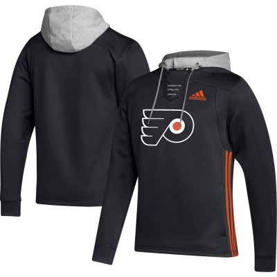 Толстовка Philadelphia Flyers adidas Skate Lace Primeblue Team - Black