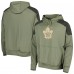 Толстовка Toronto Maple Leafs adidas Military Appreciation Primegreen - Olive