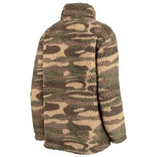 Женская джерси New Devils G-III Sports by Carl Banks Camo Sherpa Quarter-Zip Jacket
