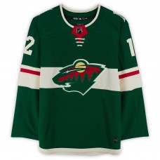 Игровая джерси Autographed Minnesota Wild Matthew Boldy Fanatics Authentic Green adidas Authentic