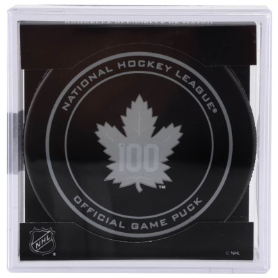 Шайба Toronto Maple Leafs Inglasco 100th Anniversary Season Official Game