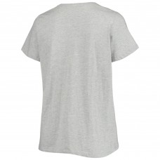 Vegas Golden Knights Womens Plus Size Two-Pack V-Neck T-Shirt Sleep Set - Black/Heathered Gray
