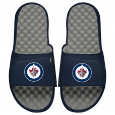 Winnipeg Jets ISlide Slide Sandals - Navy/Gray