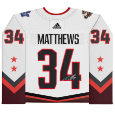 Джерси с автографом Auston Matthews Toronto Maple Leafs Fanatics Authentic 2022 NHL All-Star Game adidas Authentic - White Джерси с автографом Auston Matthews Toronto Maple Leafs Fanatics Authentic 2022 NHL All-Star Game adidas Authentic - White
