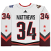 Джерси с автографом Auston Matthews Toronto Maple Leafs Fanatics Authentic 2022 NHL All-Star Game adidas Authentic - White
