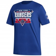 New York Rangers adidas Reverse Retro 2.0 Fresh Playmaker T-Shirt - Royal