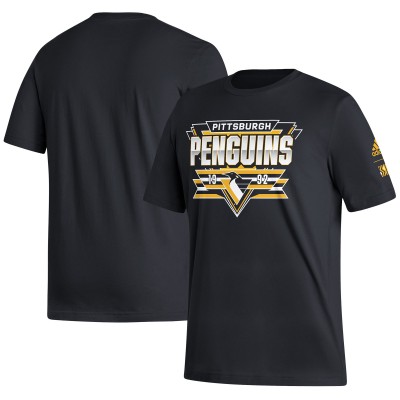 Футболка Pittsburgh Penguins adidas Reverse Retro 2.0 Fresh Playmaker - Black