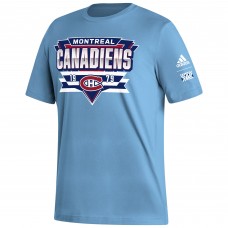 Montreal Canadiens adidas Reverse Retro 2.0 Fresh Playmaker T-Shirt - Light Blue