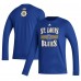 Футболка St. Louis Blues adidas Reverse Retro 2.0 Fresh Playmaker Long Sleeve - Royal