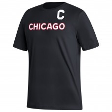 Jonathan Toews Chicago Blackhawks adidas Reverse Retro 2.0 Name & Number T-Shirt - Black