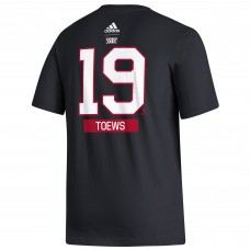 Jonathan Toews Chicago Blackhawks adidas Reverse Retro 2.0 Name & Number T-Shirt - Black