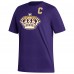 Футболка с номером Anze Kopitar Los Angeles Kings adidas Reverse Retro 2.0 - Purple