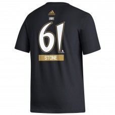 Mark Stone Vegas Golden Knights adidas Reverse Retro 2.0 Name & Number T-Shirt - Black