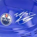 Шлем Evan Bouchard Edmonton Oilers Authentic Autographed Blue Mini