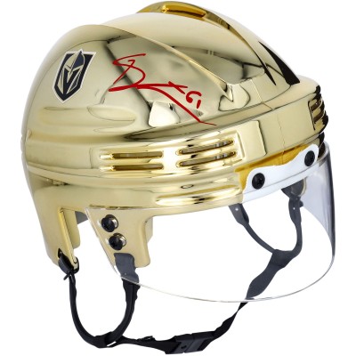 Autographed Vegas Golden Knights Mark Stone Fanatics Authentic Gold Mini Helmet