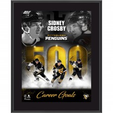 Pittsburgh Penguins Sidney Crosby Fanatics Authentic 10.5 x 13 500 Goals Sublimated Plaque