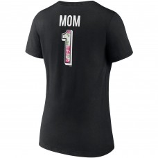 Vegas Golden Knights Womens Team Mothers Day V-Neck T-Shirt - Black