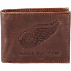 Кошелек  Detroit Red Wings Bifold Leather - Brown