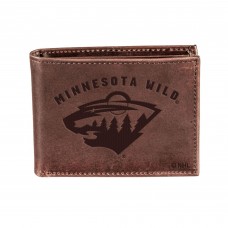 Кошелек Minnesota Wild Bifold Leather - Brown