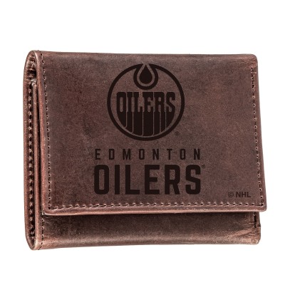 Кошелек Edmonton Oilers Leather Team Tri-Fold