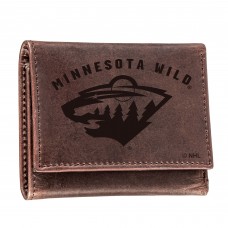 Кошелек Minnesota Wild Leather Team Tri-Fold