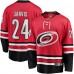 Игровая джерси Seth Jarvis Carolina Hurricanes Home Breakaway - Red