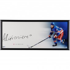 Alexis Lafreniere New York Rangers Autographed Upper Deck Framed 20 x 46 The Show In Line Photograph