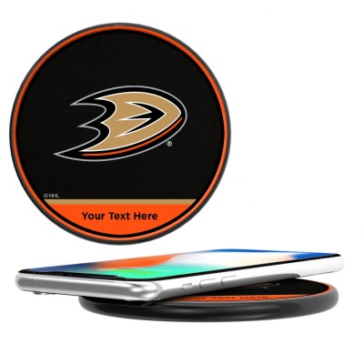 Anaheim Ducks Personalized 10-Watt Wireless Phone Charger