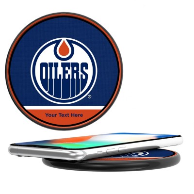 Беспроводная зарядка Edmonton Oilers Personalized 10-Watt Wireless