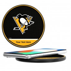 Беспроводная зарядка Pittsburgh Penguins Personalized 10-Watt Wireless