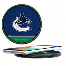 Беспроводная зарядка Vancouver Canucks Personalized 10-Watt Wireless