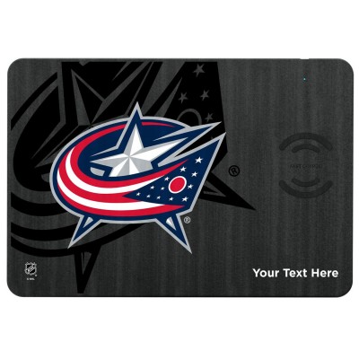 Columbus Blue Jackets Personalized Wireless Charger & Mouse Pad