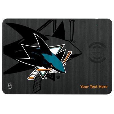 San Jose Sharks Personalized Wireless Charger & Mouse Pad