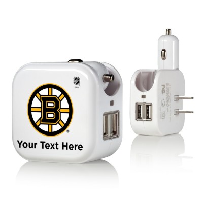 Блок питания Boston Bruins Personalized 2-In-1 USB