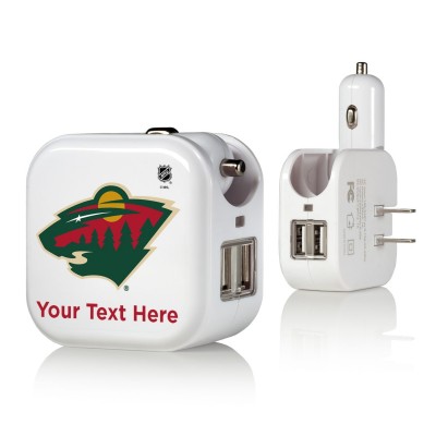 Блок питания Minnesota Wild Personalized 2-In-1 USB