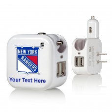 Блок питания New York Rangers Personalized 2-In-1 USB