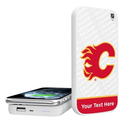 Calgary Flames Personalized 5000 mAh Wireless Powerbank