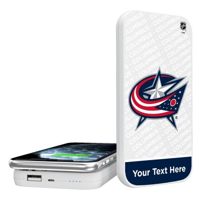 Беспроводной аккумулятор Columbus Blue Jackets Personalized 5000 mAh