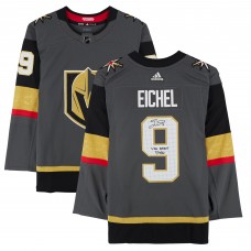 Игровая джерси Autographed Vegas Golden Knights Jack Eichel Fanatics Authentic Gray adidas Authentic with VGK DEBUT 2/16/22 Inscription