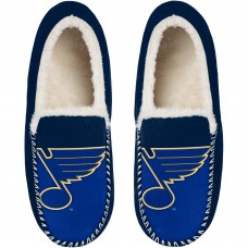 St. Louis Blues FOCO Colorblock Moccasin Slippers