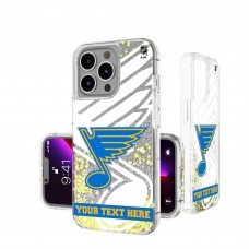 St. Louis Blues Keyscaper Personalized Tilt Design iPhone Glitter Phone Case
