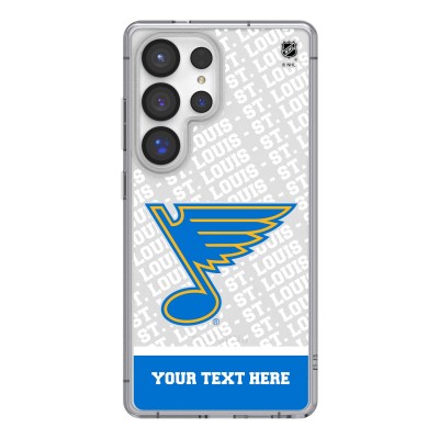 St. Louis Blues Keyscaper Personalized Endzone Plus Design Galaxy Clear Case