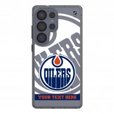Edmonton Oilers Keyscaper Personalized Tilt Design Galaxy Clear Case