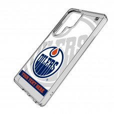 Edmonton Oilers Keyscaper Personalized Tilt Design Galaxy Clear Case