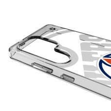 Edmonton Oilers Keyscaper Personalized Tilt Design Galaxy Clear Case