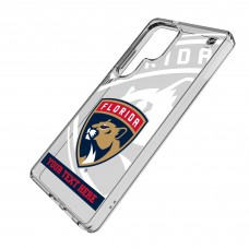 Florida Panthers Keyscaper Personalized Tilt Design Galaxy Clear Case