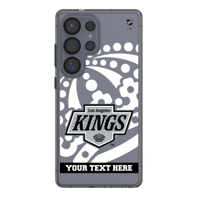 Los Angeles Kings Keyscaper Personalized Tilt Design Galaxy Clear Case