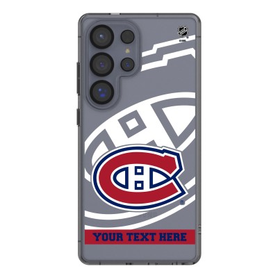 Montreal Canadiens Keyscaper Personalized Tilt Design Galaxy Clear Case