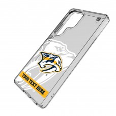 Nashville Predators Keyscaper Personalized Tilt Design Galaxy Clear Case