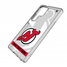 New Jersey Devils Keyscaper Personalized Tilt Design Galaxy Clear Case